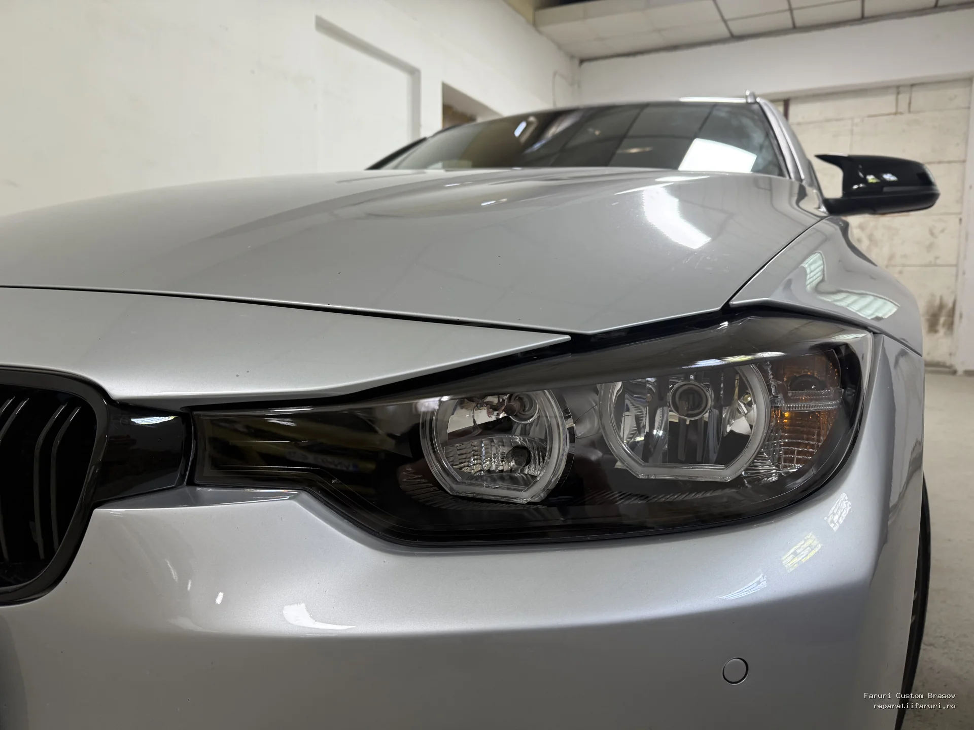 Angel eyes DTM BMW F30 nonfacelift halogen - Faruri Custom Brașov