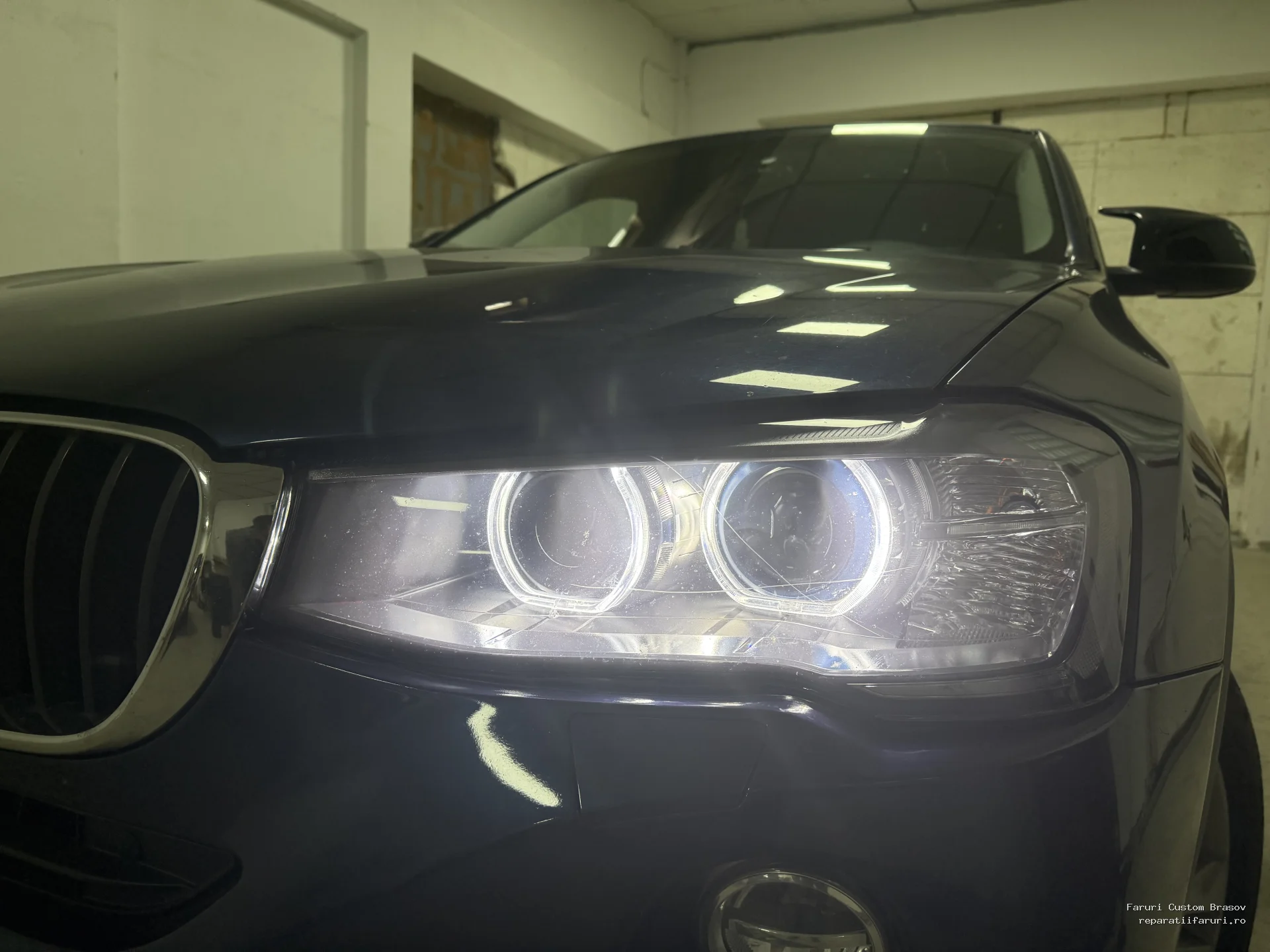 Inlocuire lumini de zi BMW X3 F25 facelift xenon - Faruri Custom Brașov