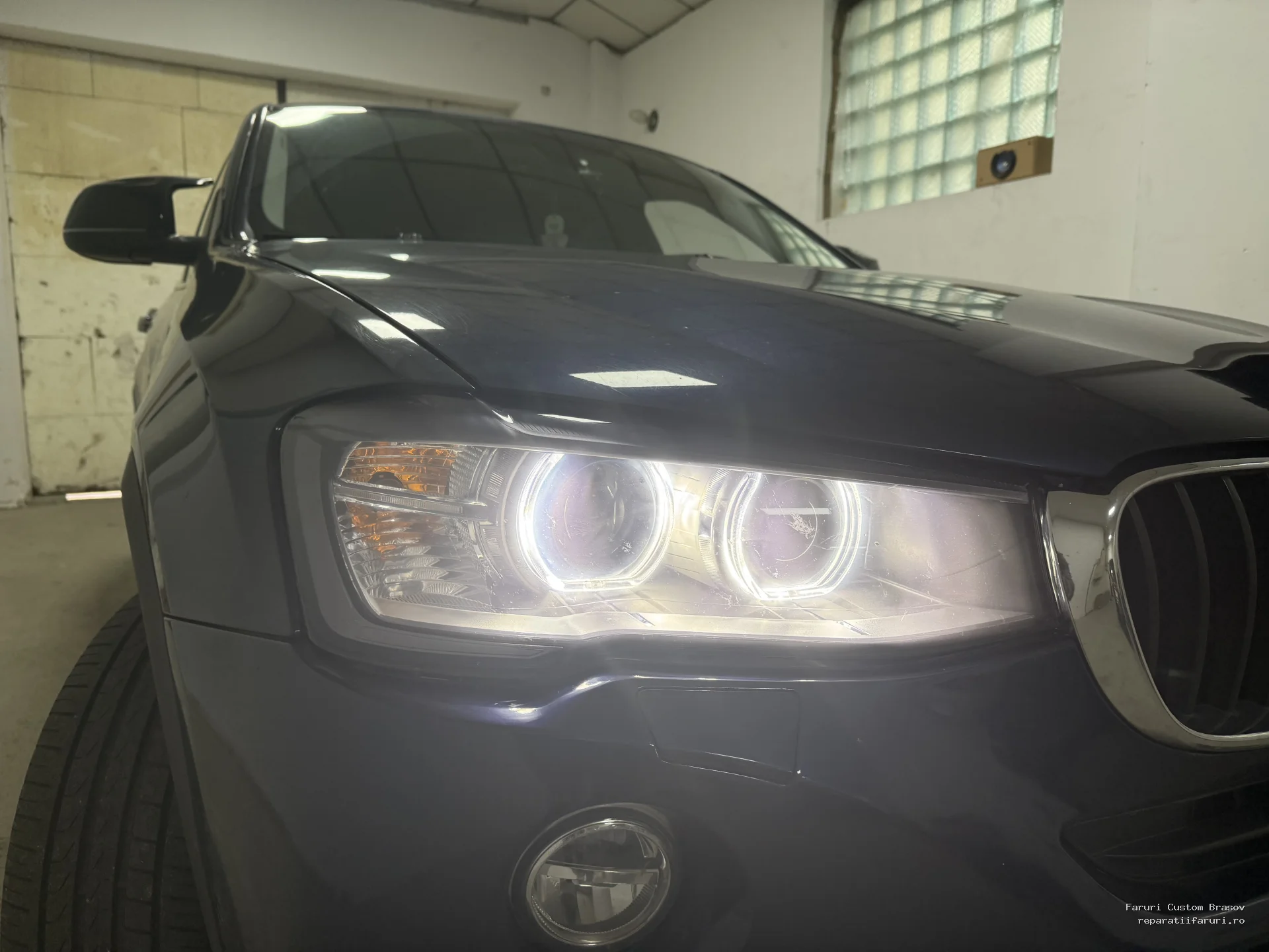 Inlocuire lumini de zi BMW X3 F25 facelift xenon - Faruri Custom Brașov