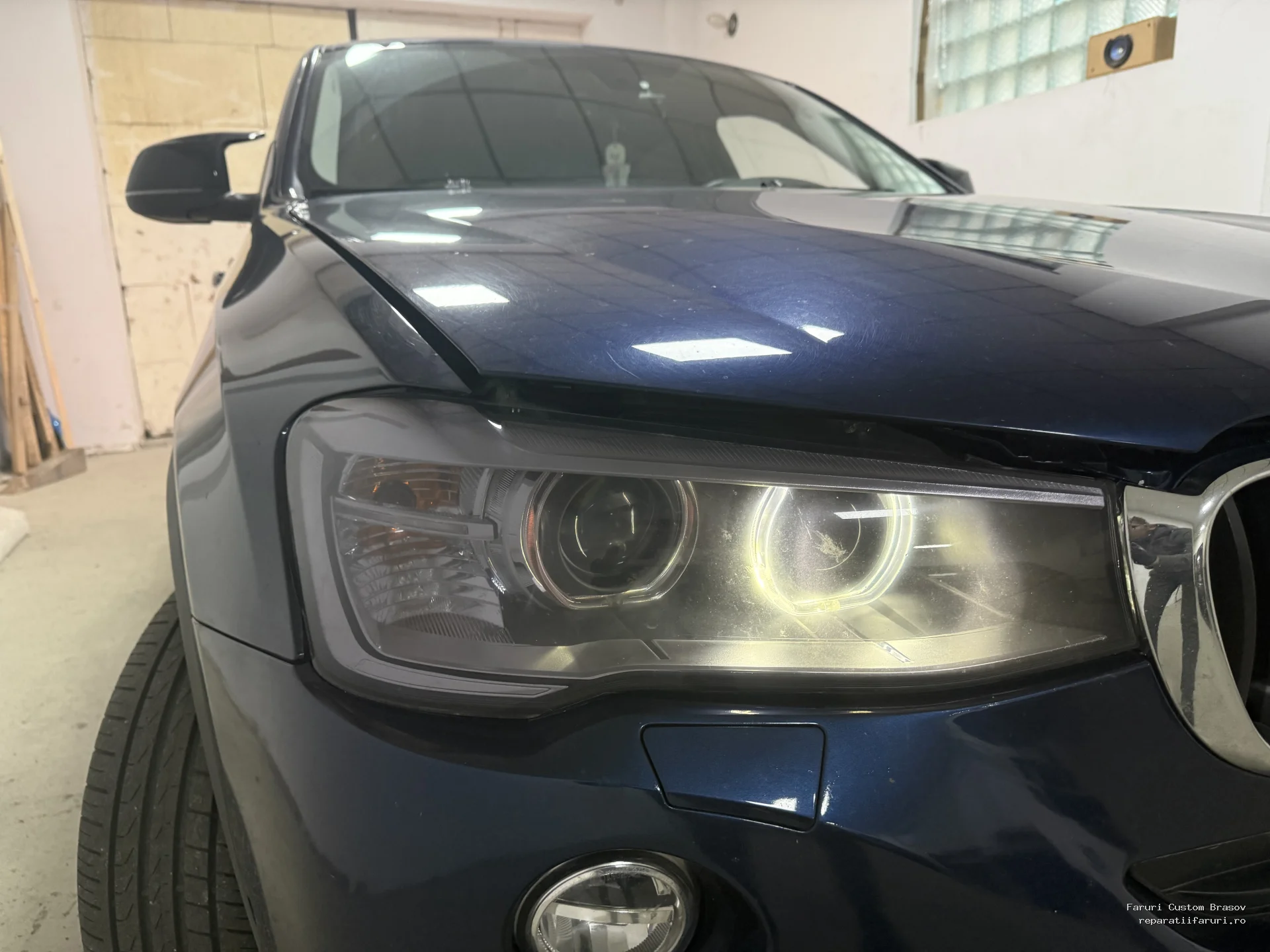 Inlocuire lumini de zi BMW X3 F25 facelift xenon - Faruri Custom Brașov