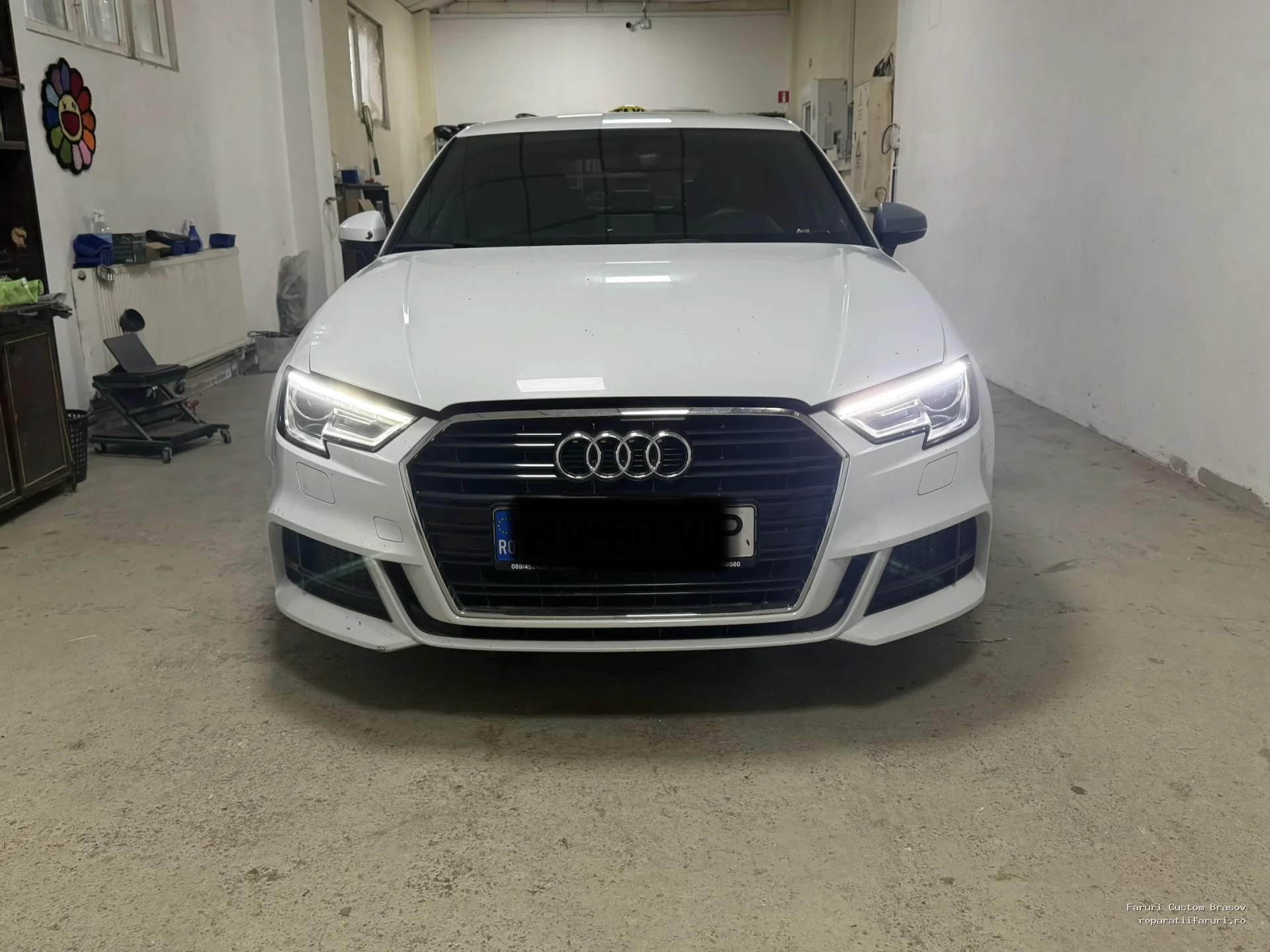 Inlocuire lumini zi + kit leduri Audi A3 8v - Faruri Custom Brașov