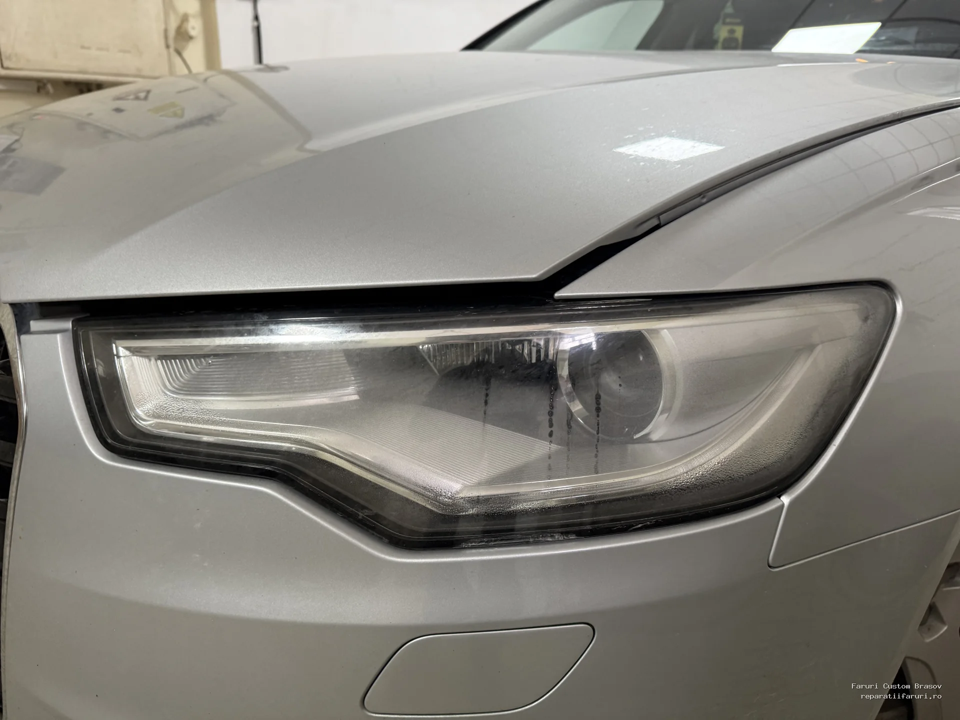 Inlocuire sticle + lumini de zi Audi A6C7 nonfacelift - Faruri Custom Brașov Inlocuire sticle + lumini de zi Audi A6C7 nonfacelift - Faruri Custom Brașov