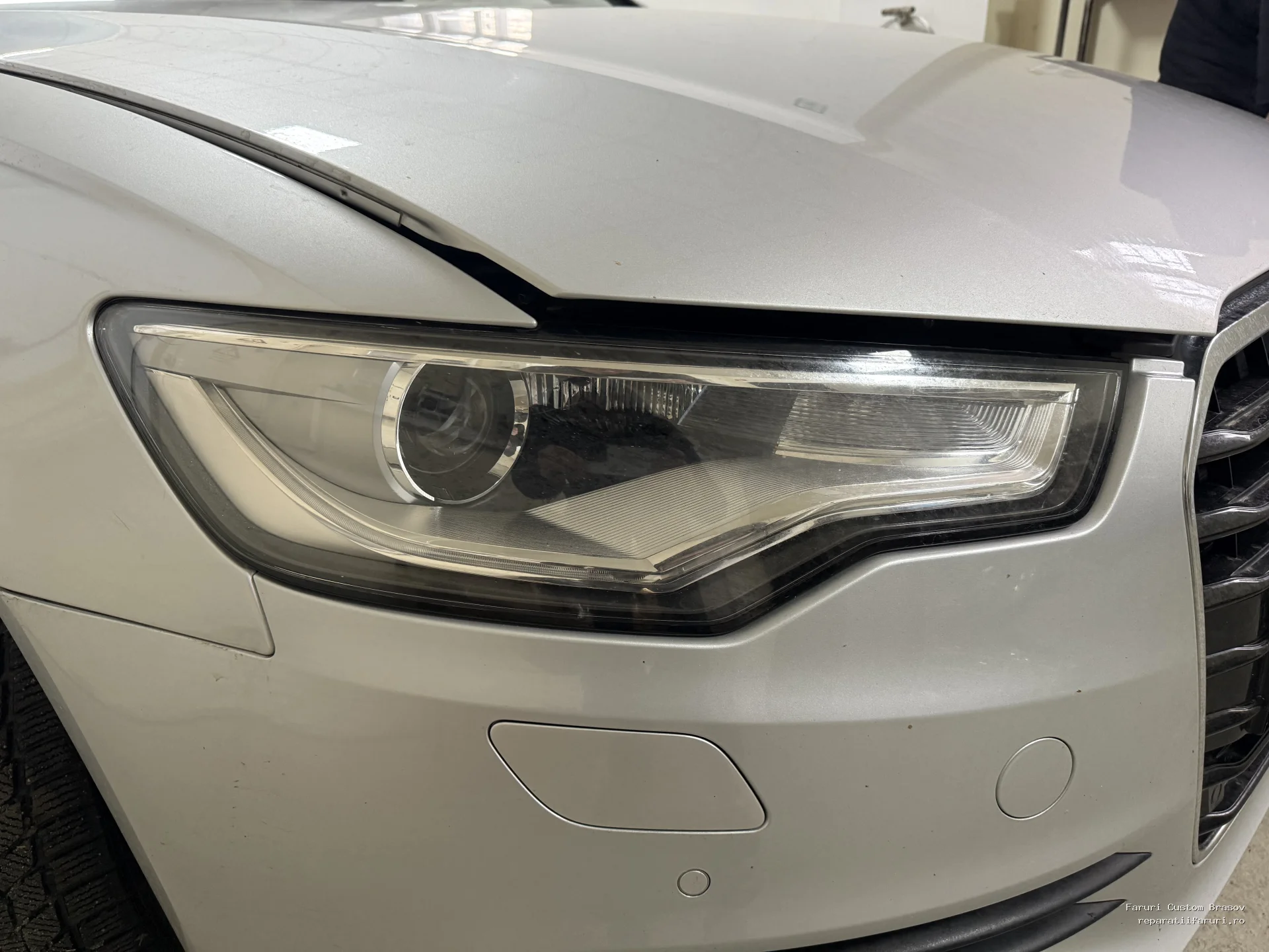 Inlocuire sticle + lumini de zi Audi A6C7 nonfacelift - Faruri Custom Brașov