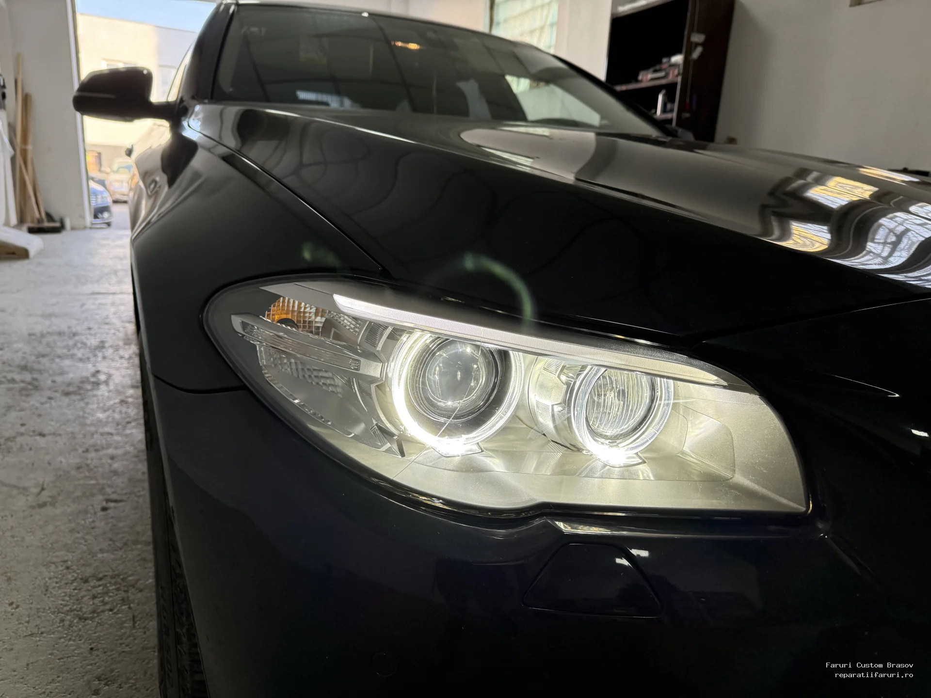 Inlocuire sticle + tms nou BMW F10 Facelift adaptiv - Faruri Custom Brașov