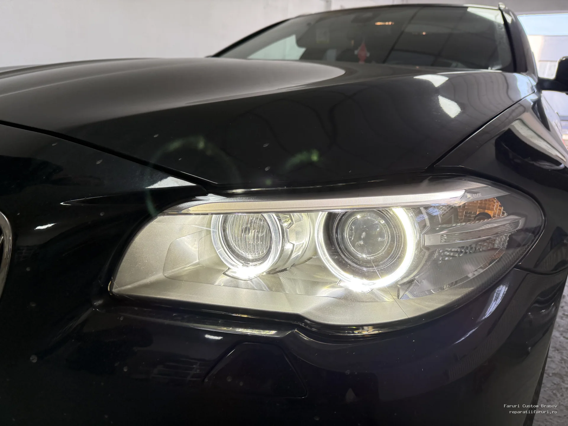 Inlocuire sticle + tms nou BMW F10 Facelift adaptiv - Faruri Custom Brașov