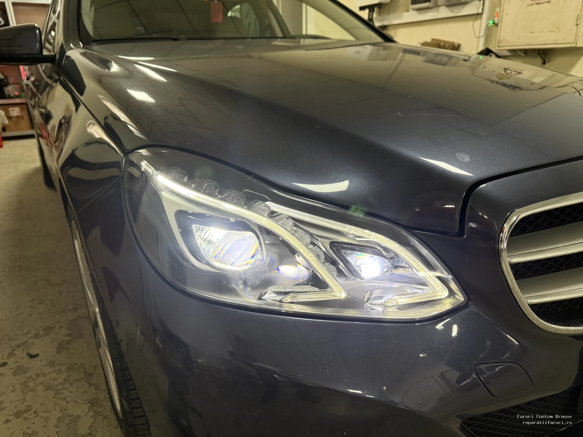 Probleme apa la modulr Mercedes-Benz W212 - 2014 - Faruri Custom Brașov