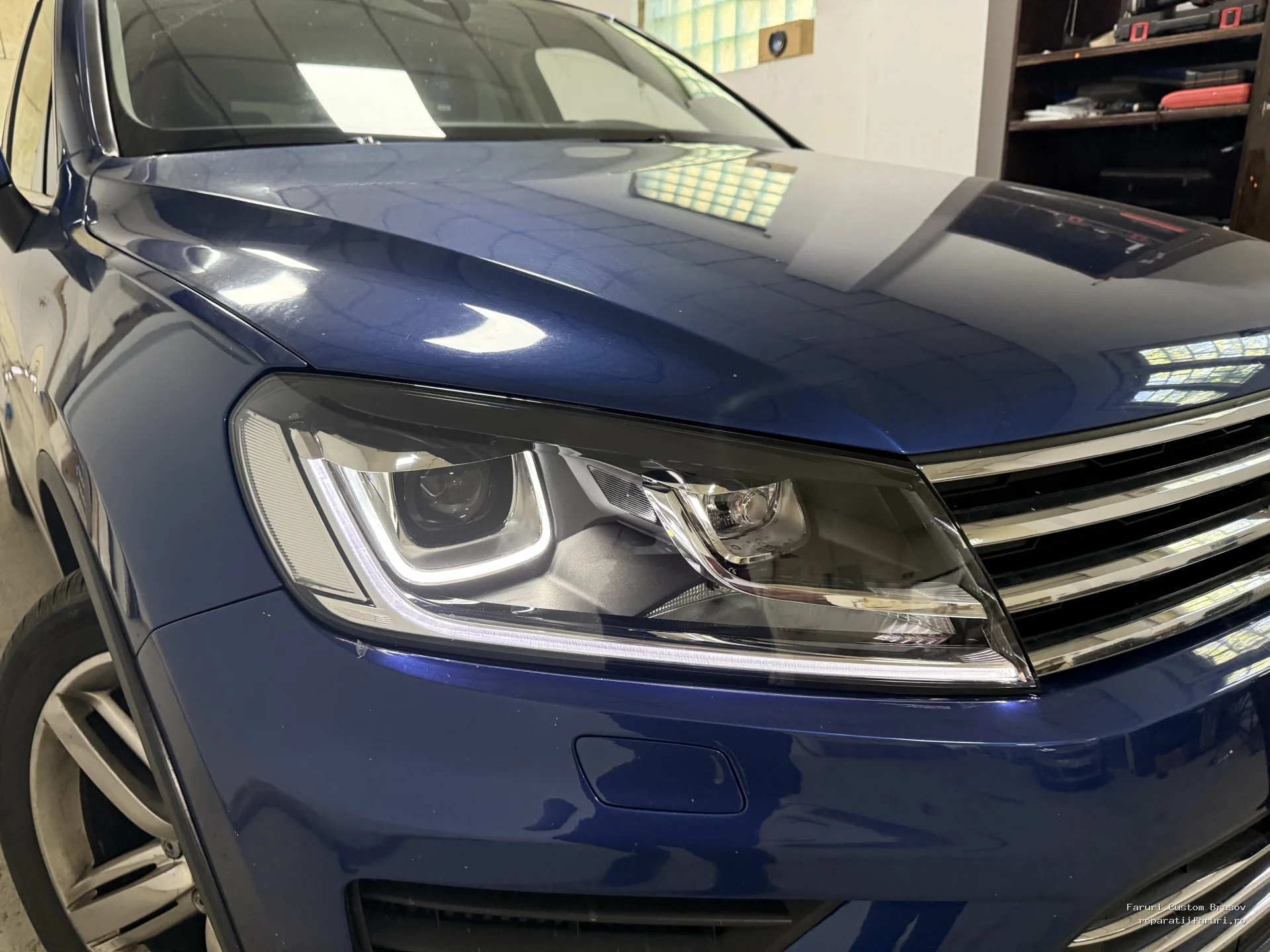 Reparatie lumina de zi Volkswagen Touareg 2 7P - Faruri Custom Brașov