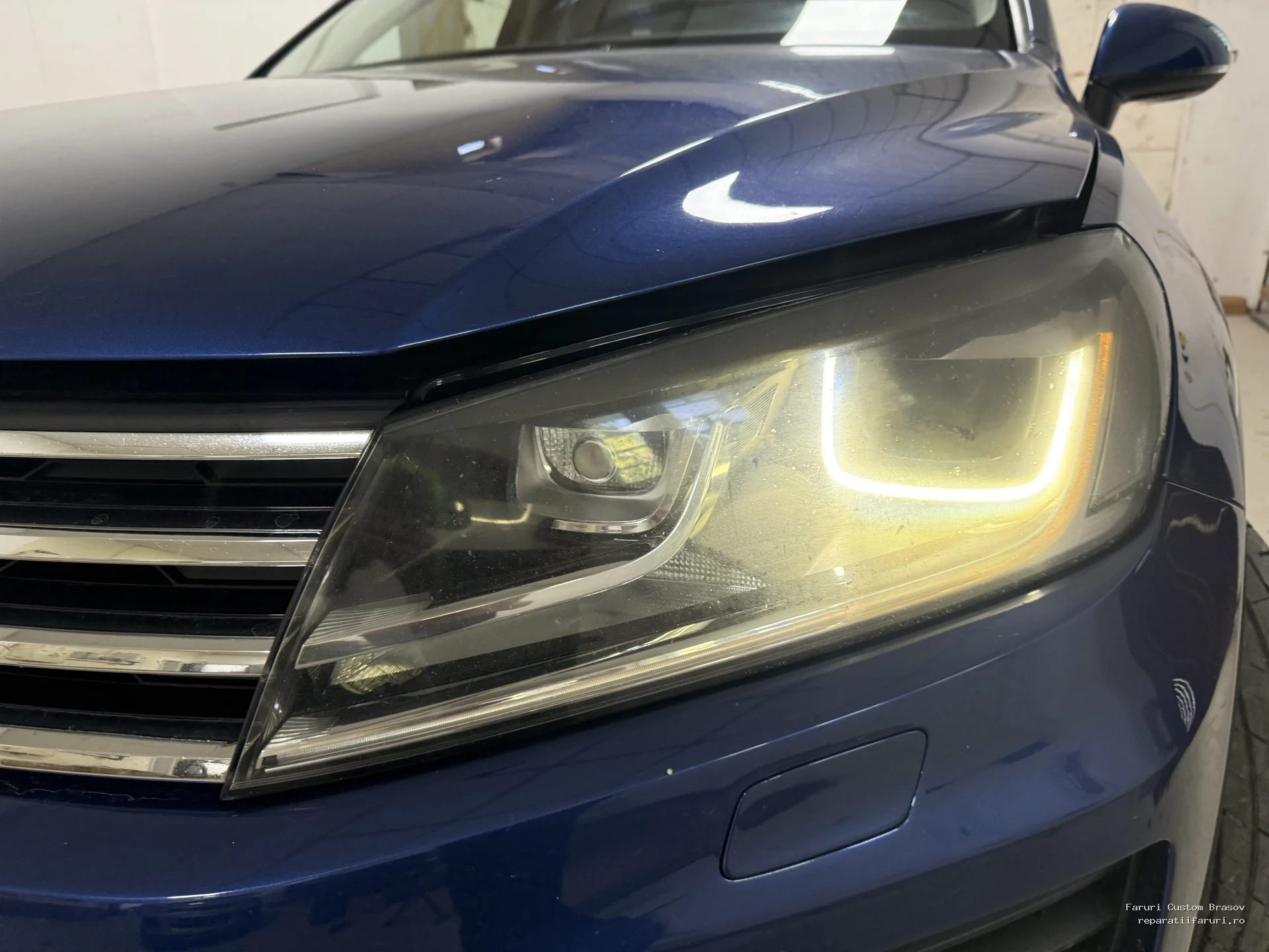 Reparatie lumina de zi Volkswagen Touareg 2 7P - Faruri Custom Brașov