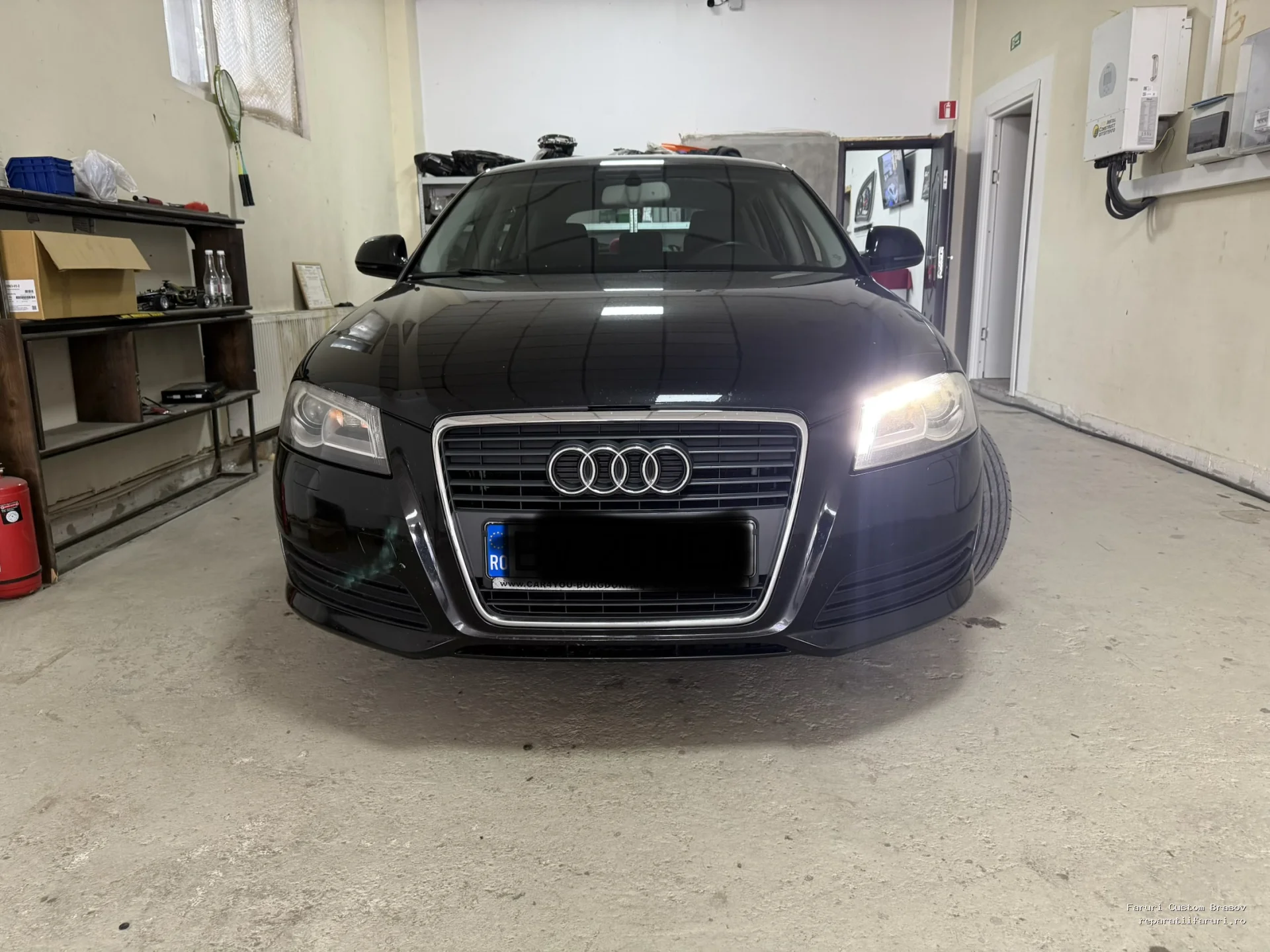 Reparatie lumina zi Audi A3 - Faruri Custom Brașov Reparatie lumina zi Audi A3 - Faruri Custom Brașov
