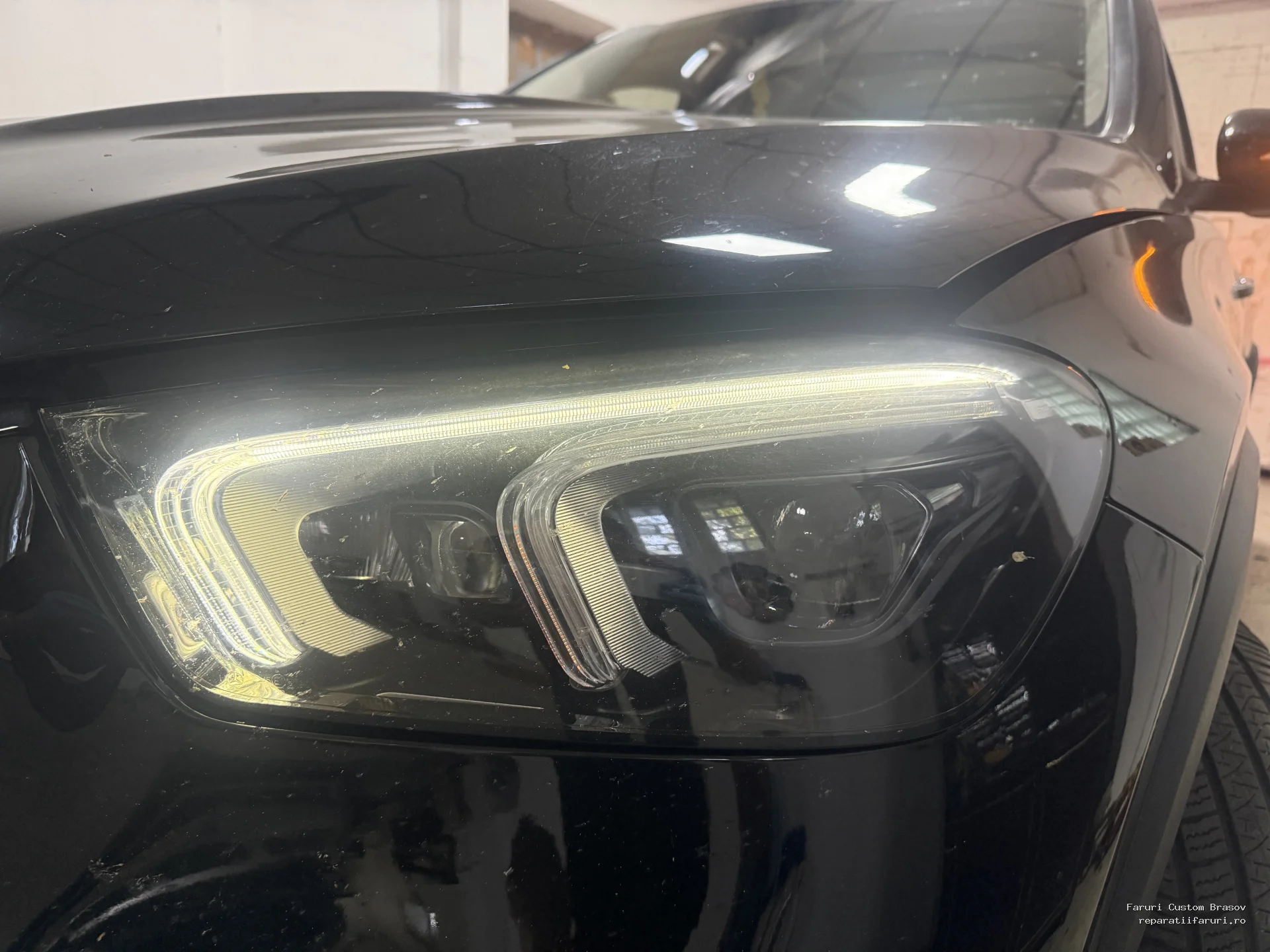 Semnalizari defecte Mercedes-Benz GLE 2021 - Faruri Custom Brașov