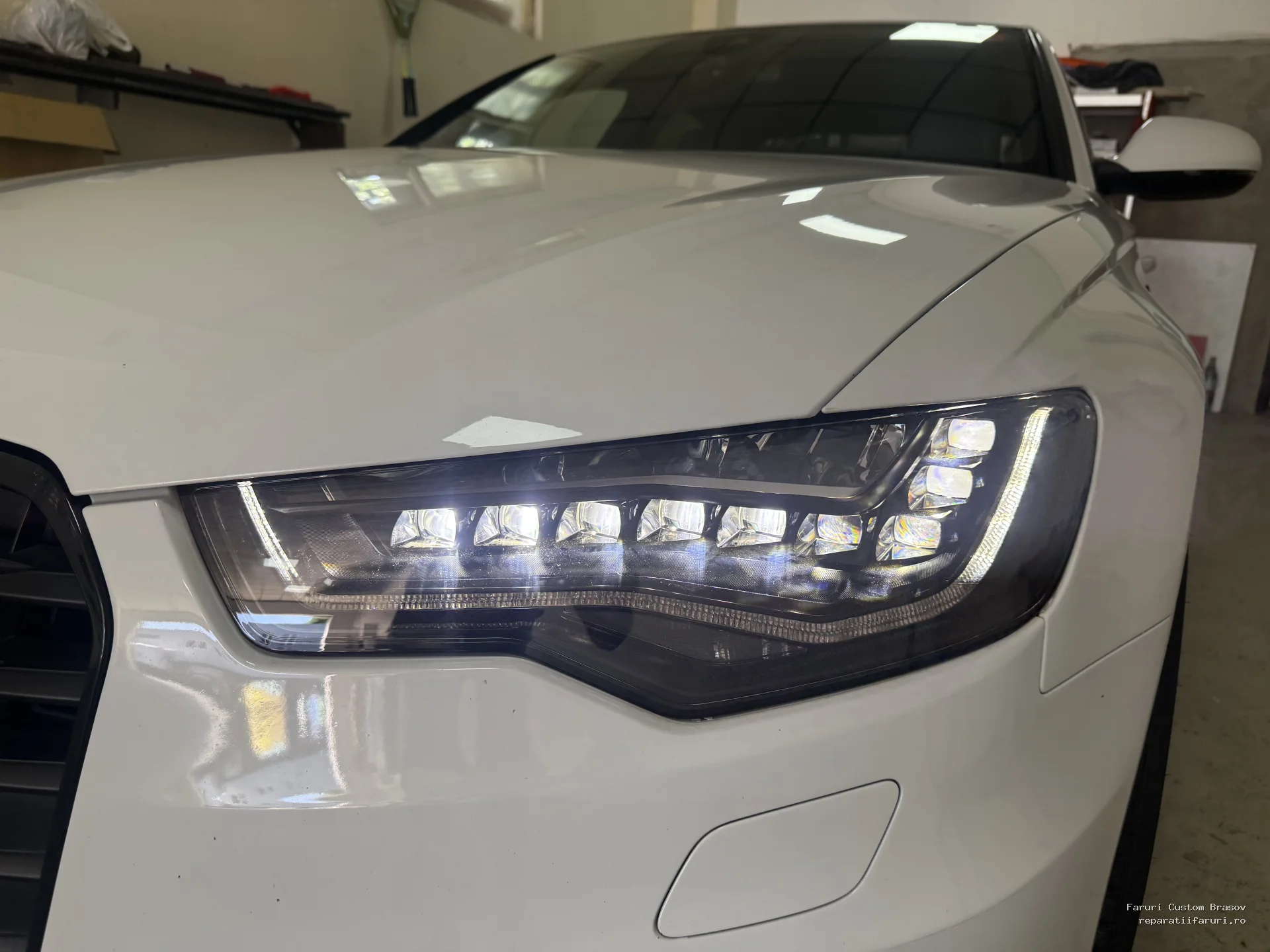 Sticle noi si vopsire interior Audi A6 C7 - Faruri Custom Brașov
